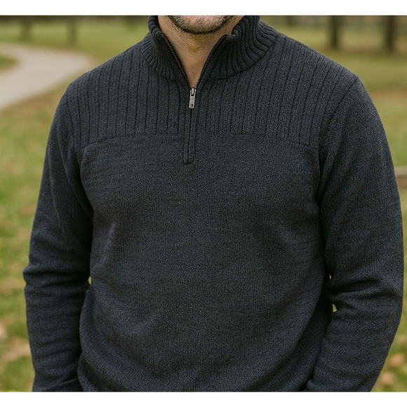 Great Northwest Other - NWT Great Northwest Clothing Co Men’s Medium Black 1/4 Zip Sweater Cotton Blend